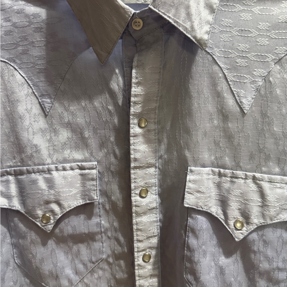 Men's Rockmount Ice Blue Western Button-Down Shirt